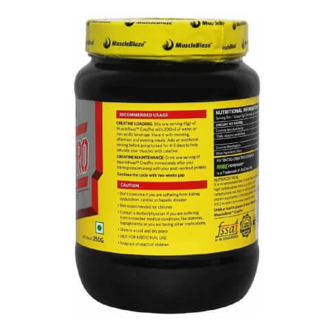 MuscleBlaze CreaPRO Creatine with Creapure, 0.55 lb Unflavoured MuscleBlaze CreaPRO Creatine with Creapure, 0.55 lb Unflavoured