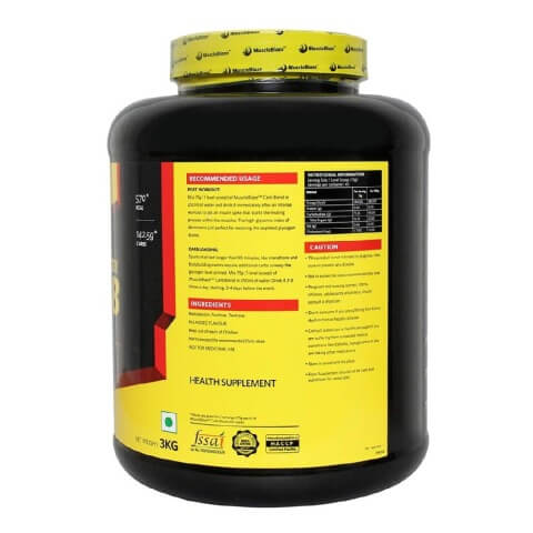 MuscleBlaze Carb Blend, 6.6 lb Unflavoured MuscleBlaze Carb Blend, 6.6 lb Unflavoured