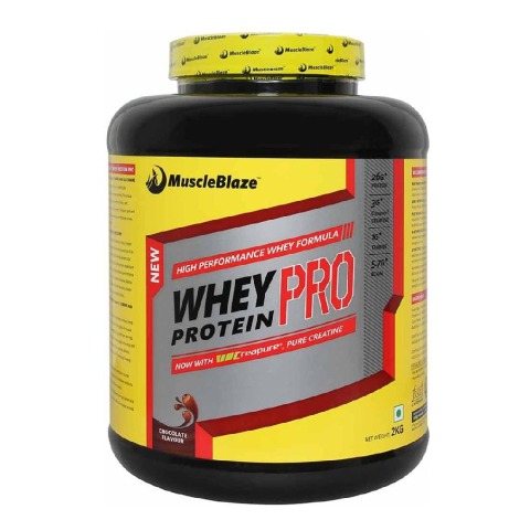 MuscleBlaze Whey Protein Pro with Creapure, 4.4 lb Chocolate MuscleBlaze Whey Protein Pro with Creapure, 4.4 lb Chocolate
