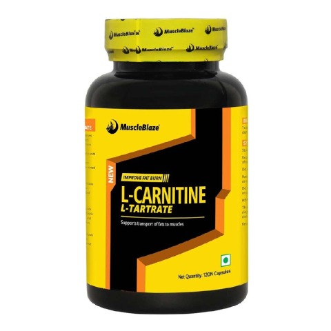 MuscleBlaze L-Carnitine L-Tartrate, 120 capsules Unflavoured MuscleBlaze L-Carnitine L-Tartrate, 120 capsules Unflavoured