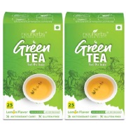 Neuherbs Green Tea 25 Tea Bag s Lemon Pack of 2