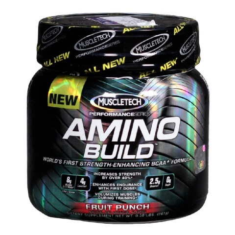 MuscleTech Amino Build, 0.5 lb 29 Servings Fruit Punch