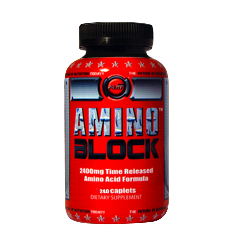 American Muscle Amino Block, Unflavoured 240 caplets
