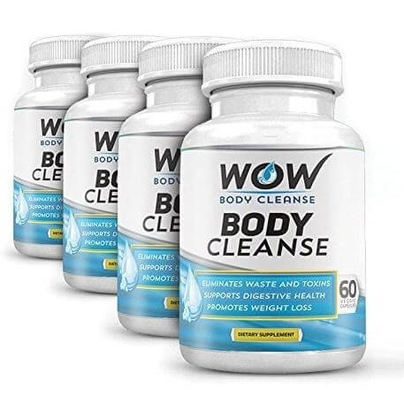 WOW Body Cleanse Pack of 4, 60 capsules Unflavoured WOW Body Cleanse Pack of 4, 60 capsules Unflavoured