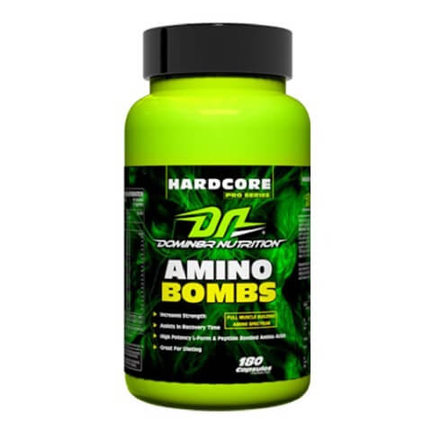 Domin8r Nutrition Amino Bombs, 180 capsules Unflavoured Domin8r Nutrition Amino Bombs, 180 capsules Unflavoured