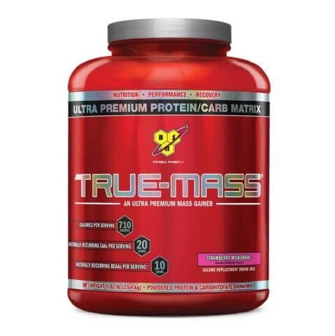 BSN True-Mass, 5.82 lb Strawberry Milk Shake BSN True-Mass, 5.82 lb Strawberry Milk Shake