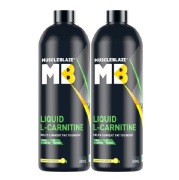 MuscleBlaze Liquid L Carnitine 450 ml Lemon Lime Pack Of 2