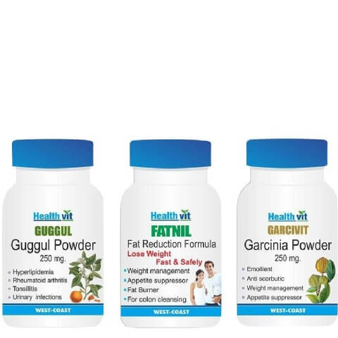 Healthvit Fat Reducing & Weight Management Kit, 180 capsules Unflavoured Healthvit Fat Reducing & Weight Management Kit, 180 capsules Unflavoured