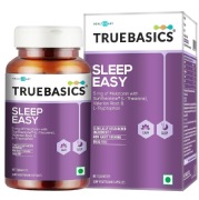 TrueBasics Sleep Easy with Melatonin Suntheanine Valerian Root L Tryptophan 30 capsules