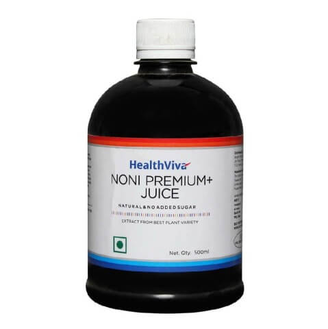 HealthViva Noni Premium+ Juice,  Unflavoured  0.5 L 