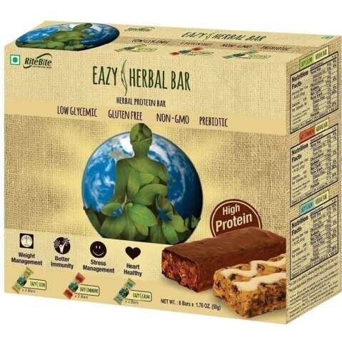 RiteBite Easy Herbal Bar,  6 Piece(s)/Pack  Chocolate 