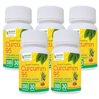 Bhumija Turmeric Curcumin 95 (Pack of 5), 30 capsules