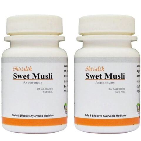 Shivalik Herbals Swet Musli- Asparagus Adscendens, 120 capsules Shivalik Herbals Swet Musli- Asparagus Adscendens, 120 capsules