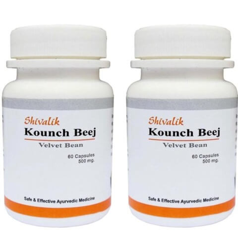 Shivalik Herbals Kounch Beej Velvet Bean, 120 capsules Shivalik Herbals Kounch Beej Velvet Bean, 120 capsules