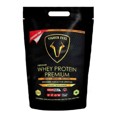 Vigour Fuel 100% Whey Protein Premium,  5 lb  Strawberry Shake 