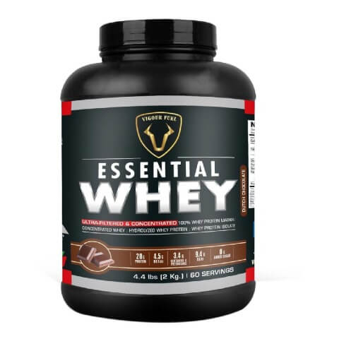 Vigour Fuel Essential Whey Protein, 4.4 lb Dutch Chocolate