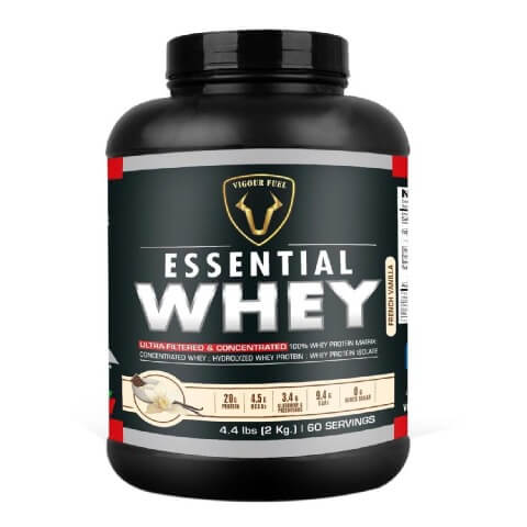 Vigour Fuel Essential Whey Protein, 4.4 lb French Vanilla