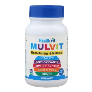 Healthvit Mulvit Multivitamins & Minerals, Unflavoured 60 tablet(s)