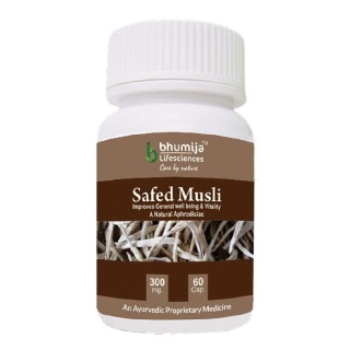 Bhumija Safed Musli, 60 capsules