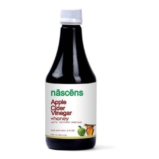 Nascens Apple Cider Vinegar + Honey, 0.45 L Unflavoured