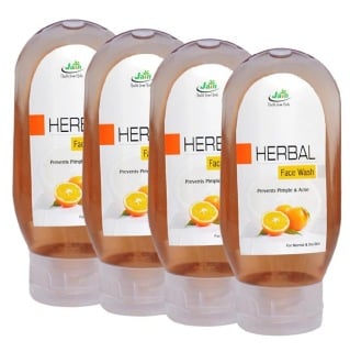Jain Herbal Face Wash (Pack Of 4), 120 Ml Prevents Pimple & Acne