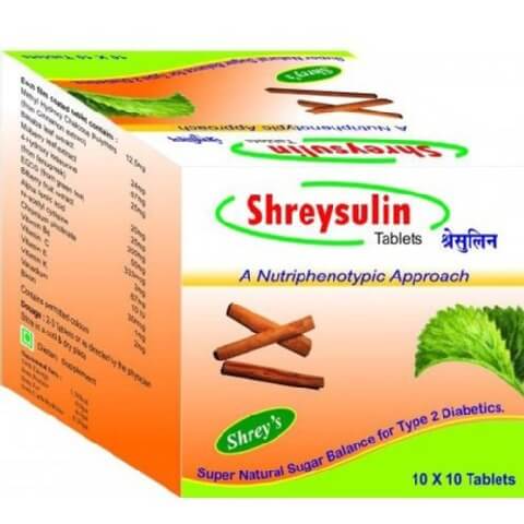 Shrey's Shreysulin (Chromium Picolinate), 100 tablet(s) Shrey's Shreysulin (Chromium Picolinate), 100 tablet(s)