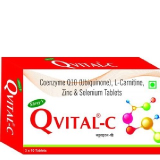 Shrey's Qvital-C (Coenzyme Q10), 30 tablet(s)