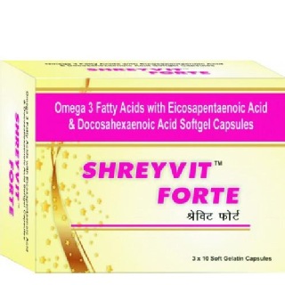 Shrey's Shreyvit Forte Omega 3, 30 capsules