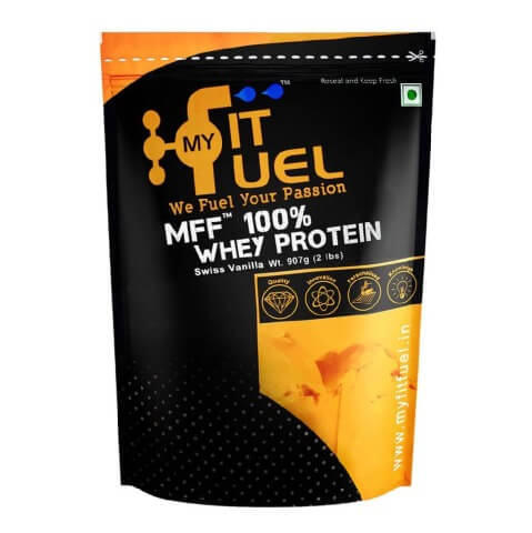 MyFitFuel MFF 100% Whey Protein, 2 lb Swiss Vanilla MyFitFuel MFF 100% Whey Protein, 2 lb Swiss Vanilla