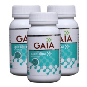 GAIA Spirulina Pack of 3 , 60 capsules