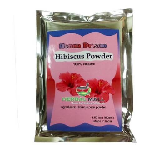 Herbal Mall Hibiscus Powder,  Henna Dream  0.22 lb 