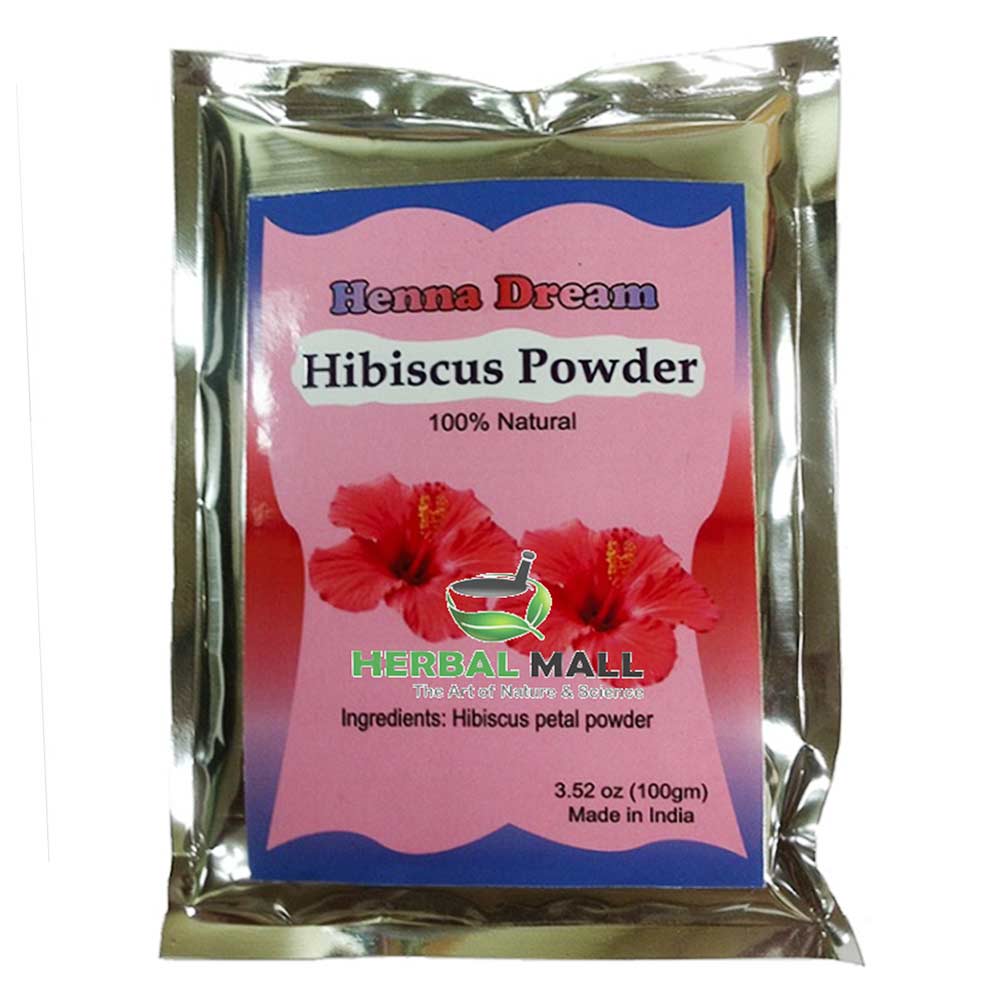 Herbal Mall Hibiscus Powder,  Henna Dream  0.22 lb 