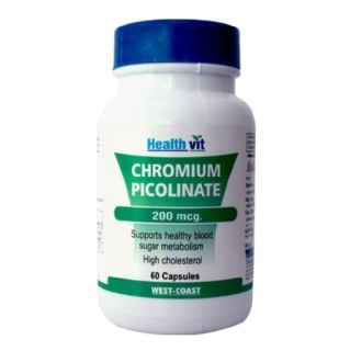 Healthvit Chromium Picolinate 200mcg, 60 capsules