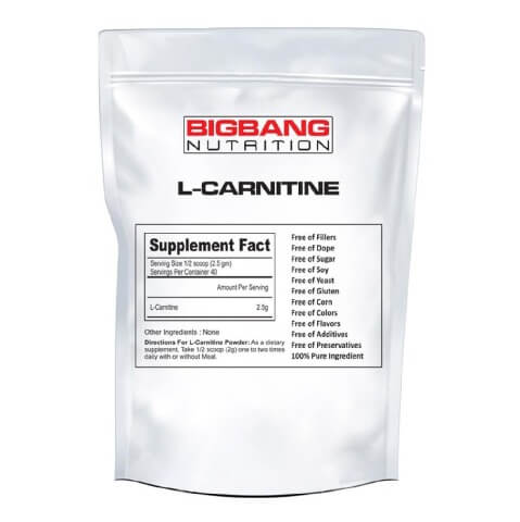 BigBang Nutrition L-Carnitine, 0.22 lb Unflavoured BigBang Nutrition L-Carnitine, 0.22 lb Unflavoured