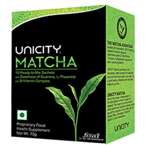 Unicity Bios Life Matcha,  10 sachets/pack  Unflavoured 