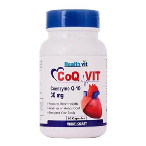 Healthvit CoQ Vit Coenzyme Q-10 (30 mg), 60 capsules Healthvit CoQ Vit Coenzyme Q-10 (30 mg), 60 capsules