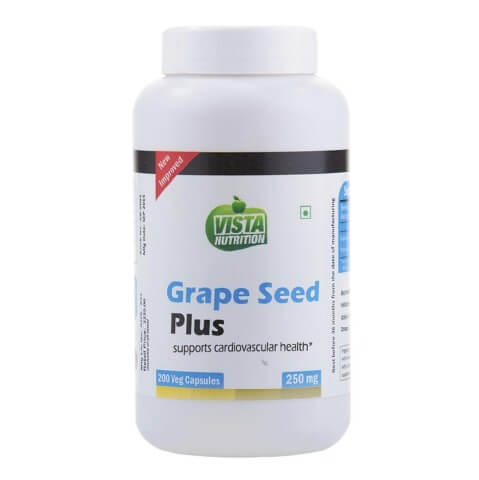 Vista Nutrition Grape Seed Plus (250 mg), 200 veggie capsule(s) Vista Nutrition Grape Seed Plus (250 mg), 200 veggie capsule(s)