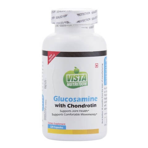 Vista Nutrition Glucosamine with Chondroitin, 120 capsules Vista Nutrition Glucosamine with Chondroitin, 120 capsules