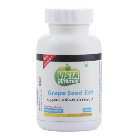 Vista Nutrition Grape Seed Extract (150mg), 60 capsules Vista Nutrition Grape Seed Extract (150mg), 60 capsules