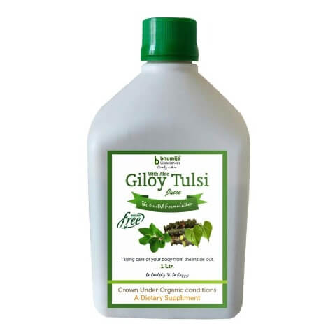 Bhumija Giloy Tulsi Juice, Sugar Free 1 L Bhumija Giloy Tulsi Juice, Sugar Free 1 L