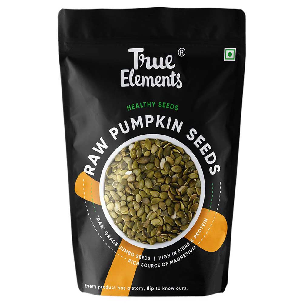 True Elements Pumpkin Raw Seeds, Unflavoured 1 kg online in India | Healthkart.com