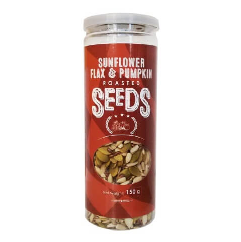 True Elements Roasted Sunflower,Pumpkin and Flax, Unflavoured 150 g True Elements Roasted Sunflower,Pumpkin and Flax, Unflavoured 150 g