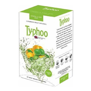 Typhoo Fruit Infusion, Lemon & Lime Zest 25 Piece(s)/Pack