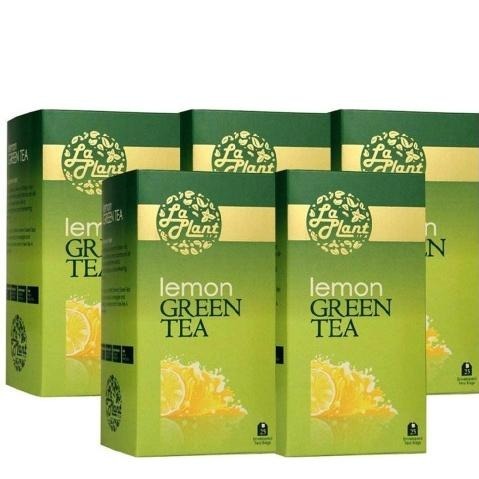 Laplant Green Tea & Lemon, 25 Piece(s)/Pack Lemon - Pack of 5 Laplant Green Tea & Lemon, 25 Piece(s)/Pack Lemon - Pack of 5