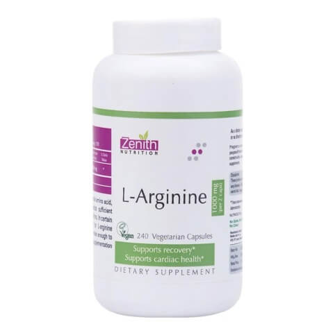 Zenith Nutrition L-Arginine, 240 veggie capsule(s) Zenith Nutrition L-Arginine, 240 veggie capsule(s)