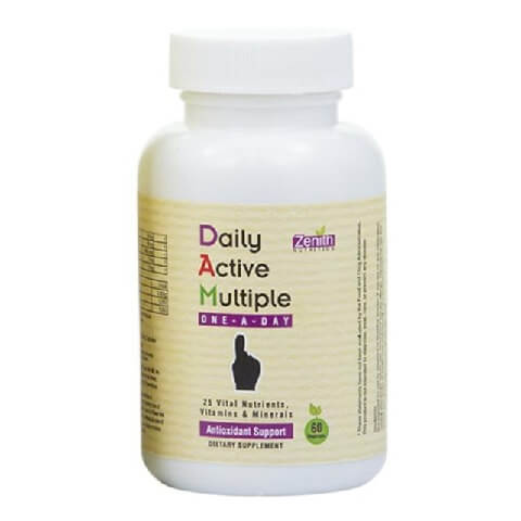 Zenith Nutrition Daily Active Multiple One A Day, Unflavoured 60 capsules Zenith Nutrition Daily Active Multiple One A Day, Unflavoured 60 capsules
