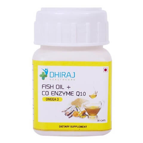 Dhiraj Fish Oil + Coenzyme Q10, 30 capsules Dhiraj Fish Oil + Coenzyme Q10, 30 capsules