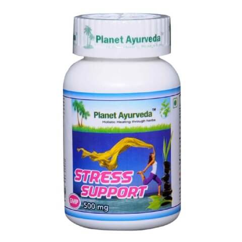 Planet Ayurveda Stress Support (500 mg), 60 veggie capsule(s) Planet Ayurveda Stress Support (500 mg), 60 veggie capsule(s)