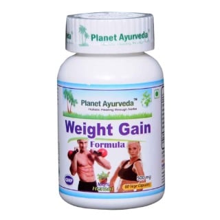 Planet Ayurveda Weight Gain Formula (500 mg), 60 capsules Unflavoured