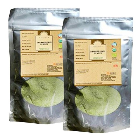 Nirogam Organic Shankapushpi Powder, 100 g - Pack of 2 Nirogam Organic Shankapushpi Powder, 100 g - Pack of 2